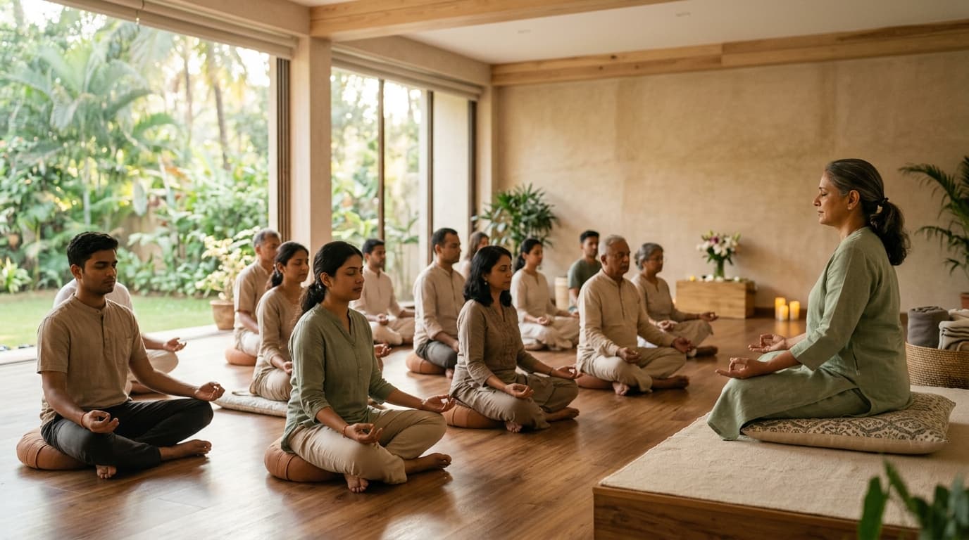 Group Meditation and Wellness Programs